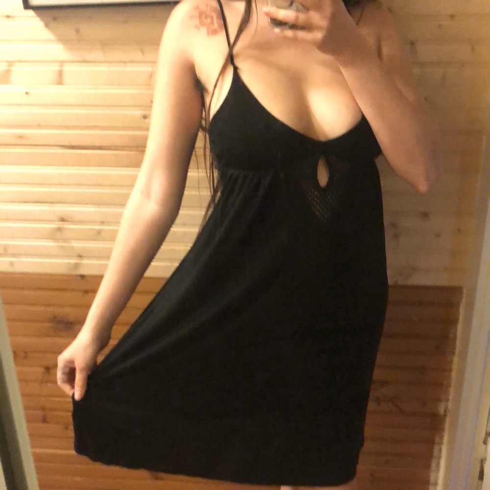 Kimchi Blue Black dress from Urban Outfitters